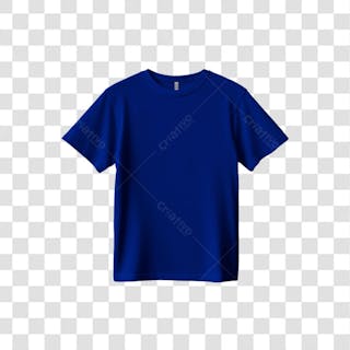 Camiseta azul pendurada png gratis