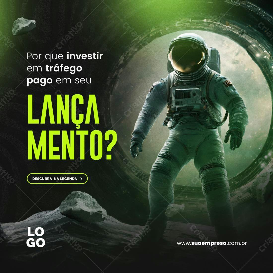 Post para Lançamento de Produto PSD Editável