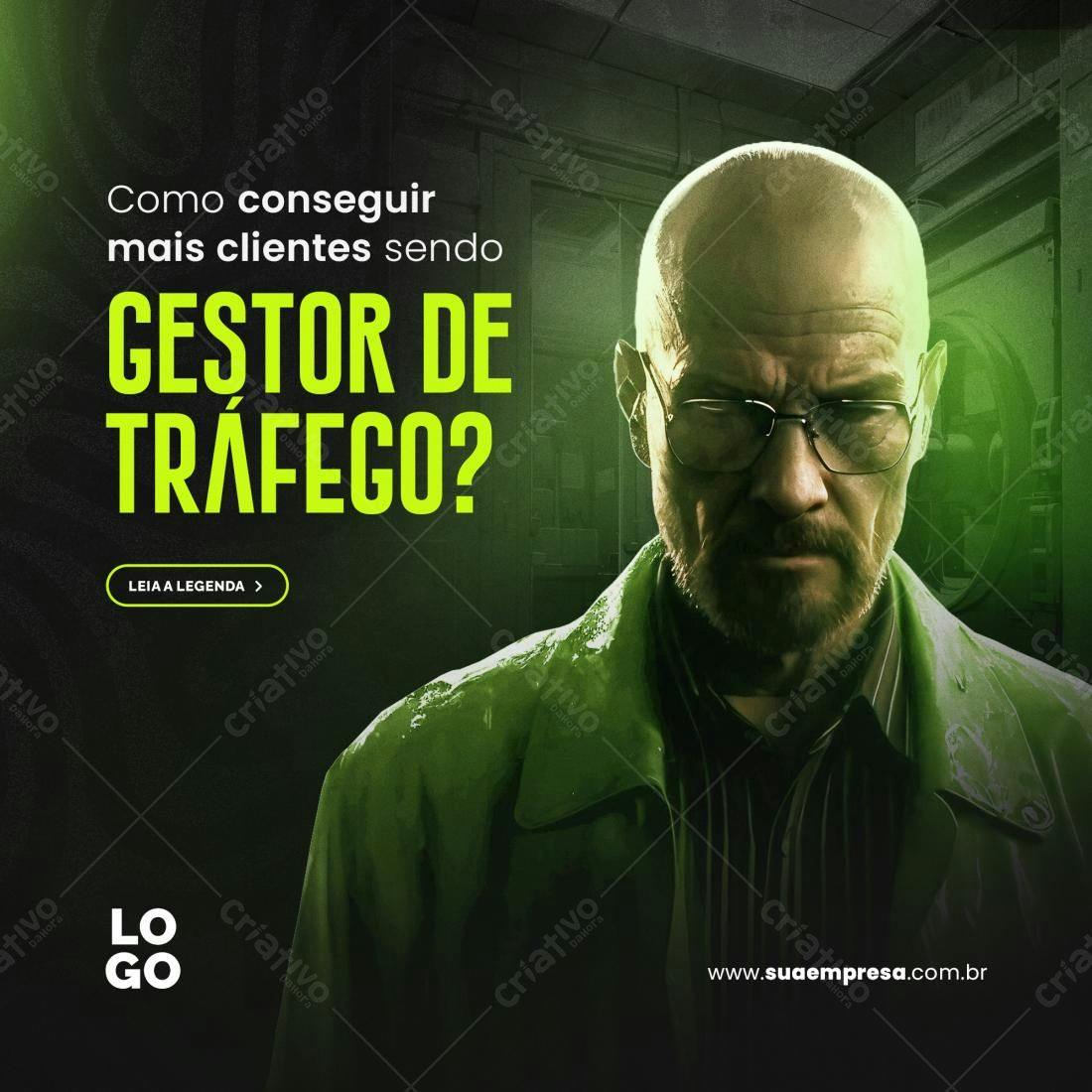 Postagem para Gestor de Tráfego PSD Editável