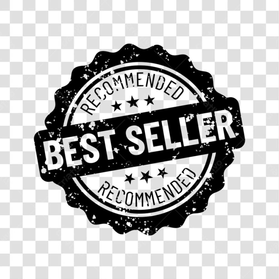 Selo Best Seller PNG com fundo transparente