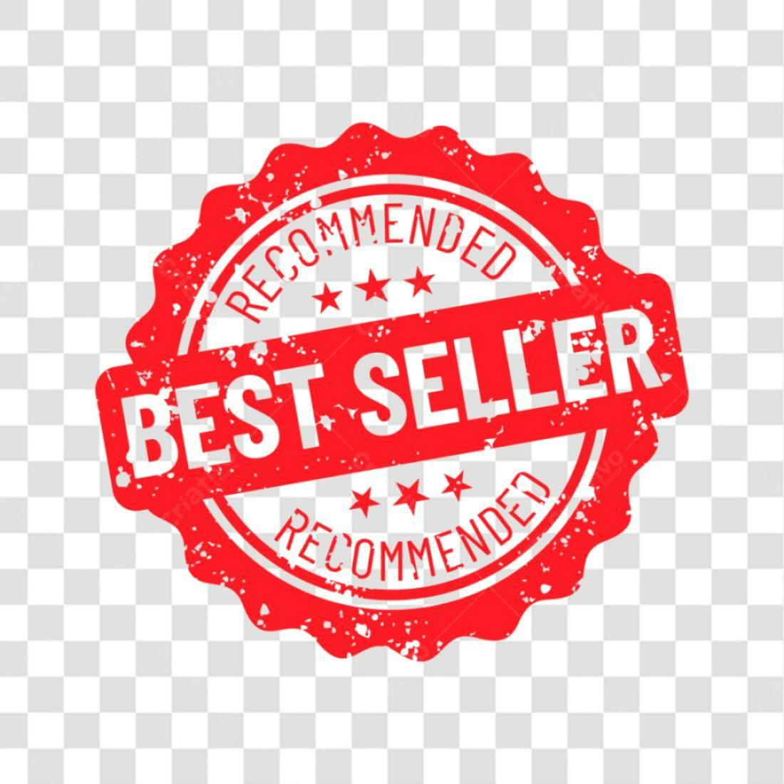 Selo Best Seller PNG com fundo transparente