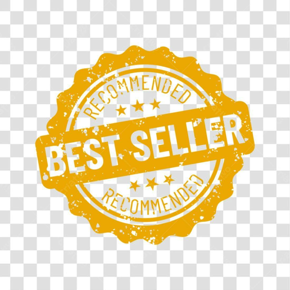 Selo Best Seller PNG com fundo transparente