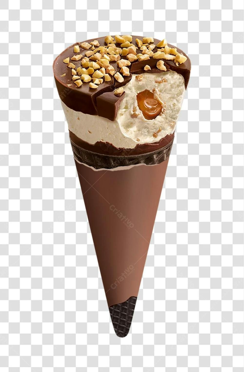 Sorvete De Caramelo Png Grátis