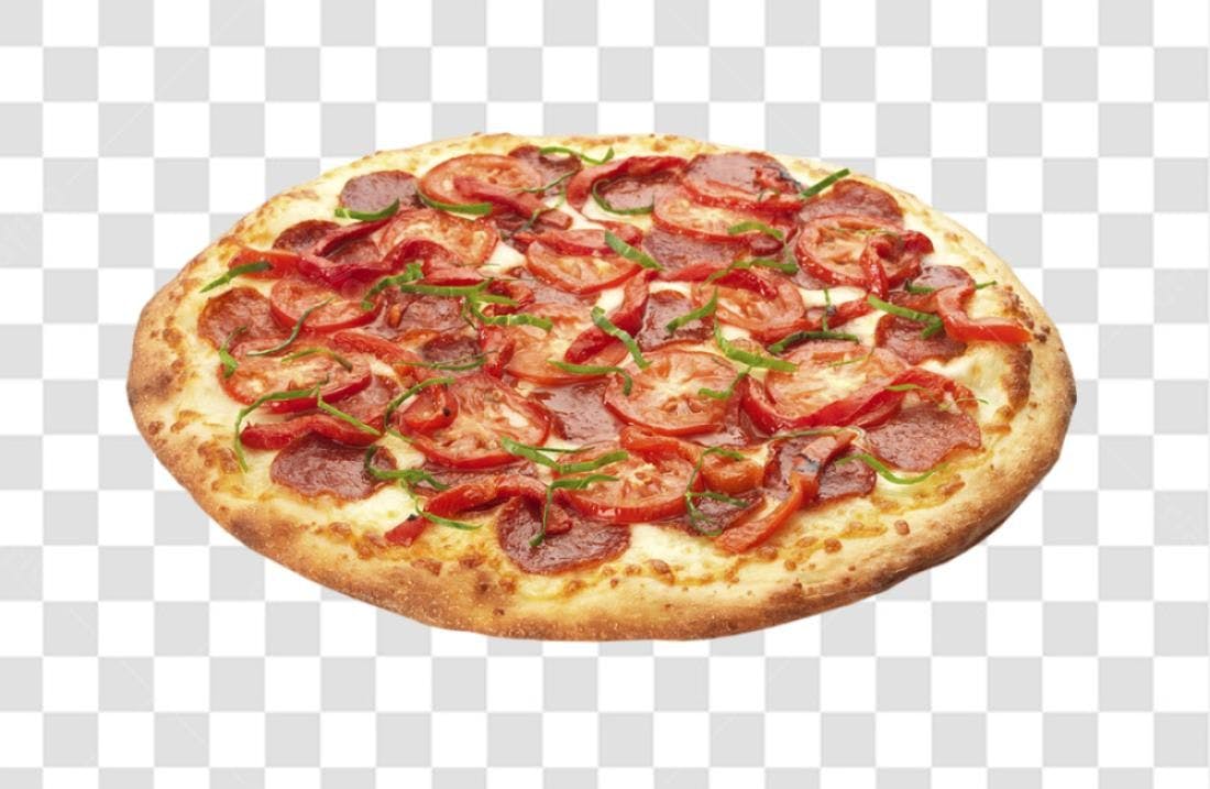 Imagem Pizza Calabresa PNG com fundo transparente