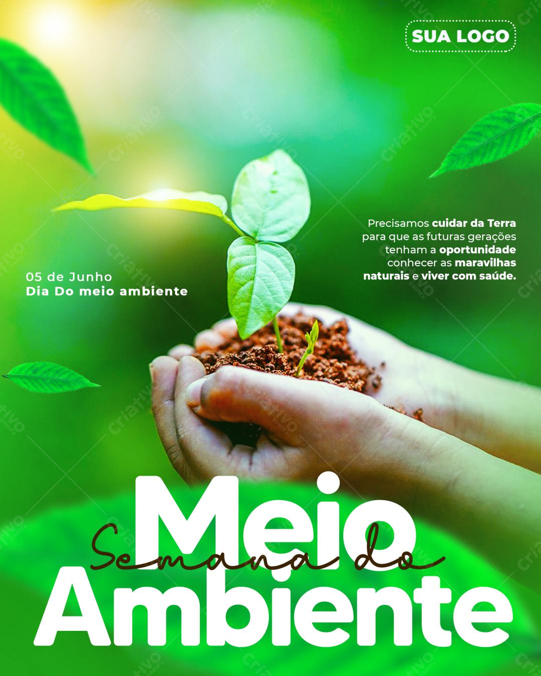 Flyer Semana do Meio Ambiente PSD Editável