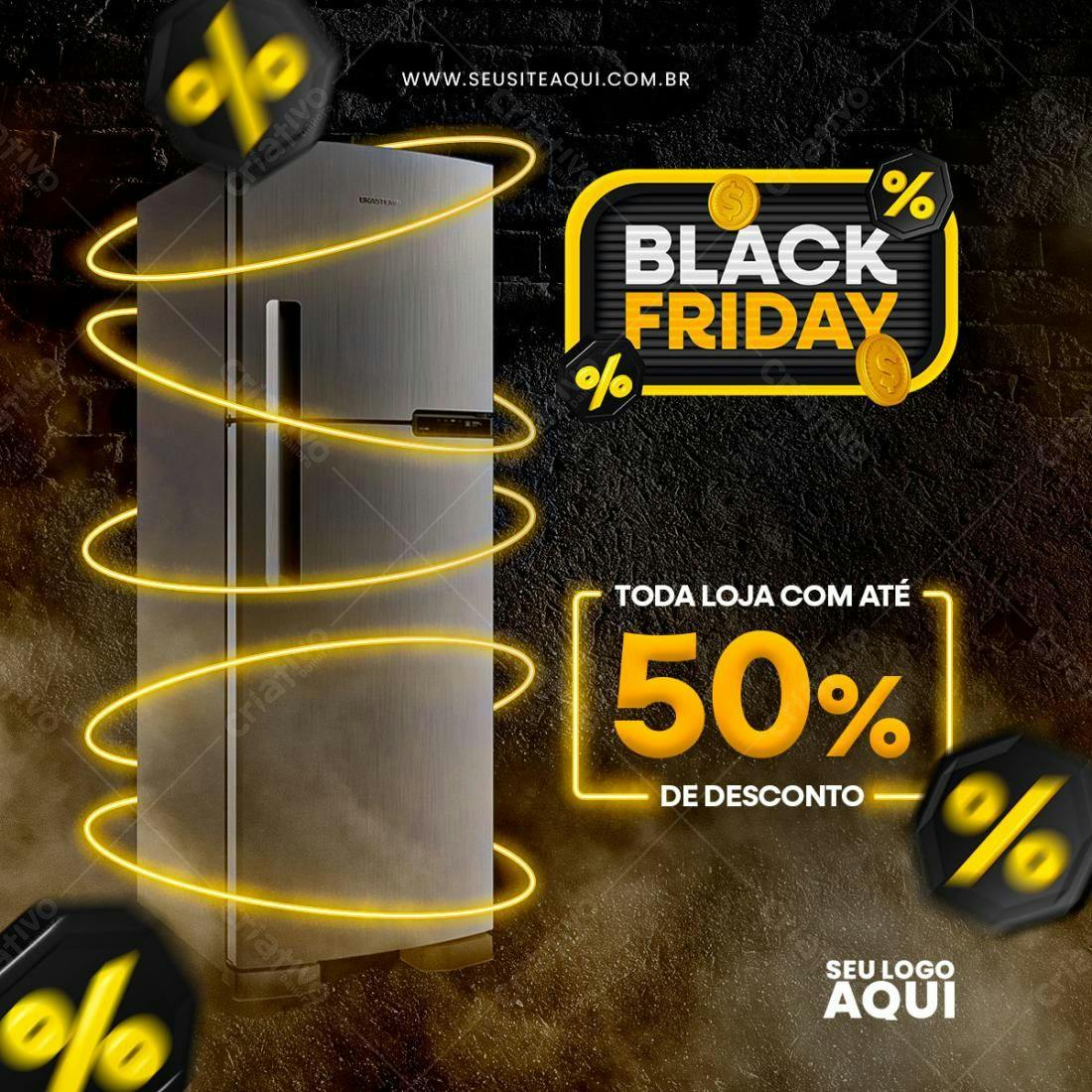 Banner Black Friday PSD Editável