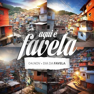 Feed dia da favela aqui é favela
