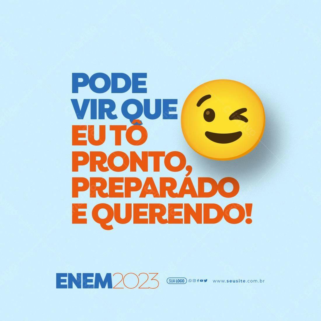 Flyer ENEM 2023 PSD Editável