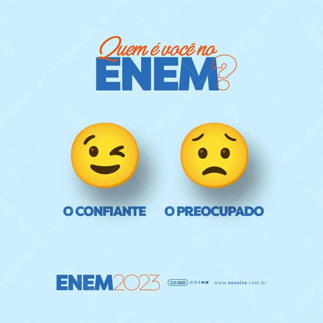 Flyer ENEM 2023 PSD Editável
