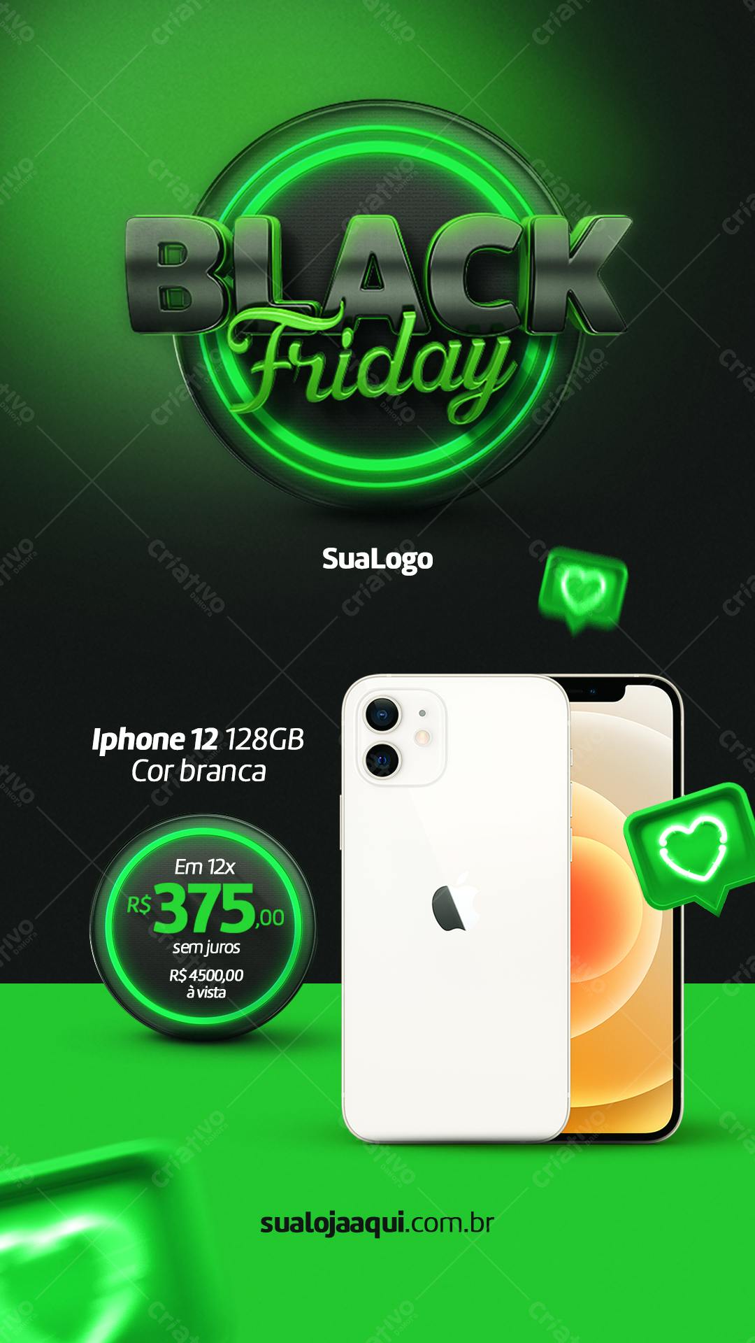 Flyer Black Friday PSD Editável