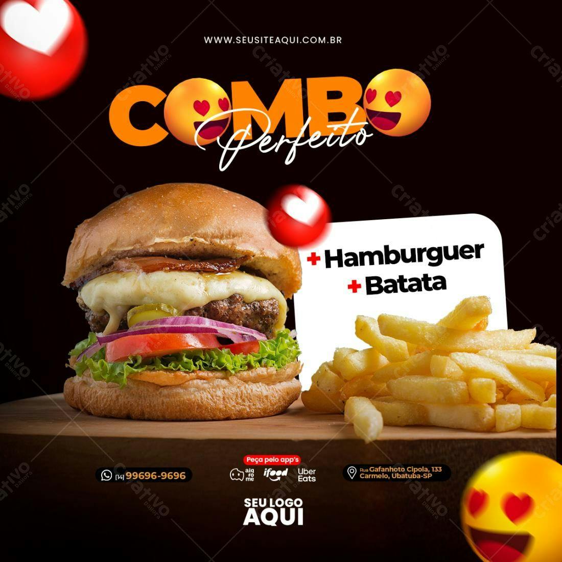 Postagem Instagram Combo Perfeito PSD Editável