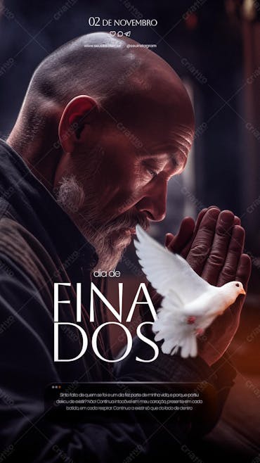 Flyer Social Media Dia De Finados Story