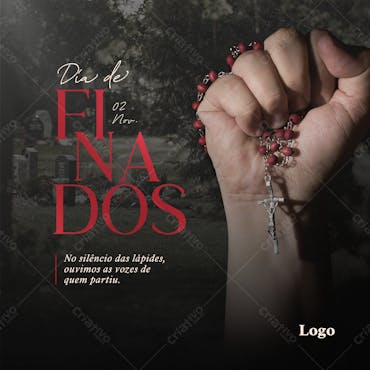 Dia Dos Finados Lapide E Crucifixo