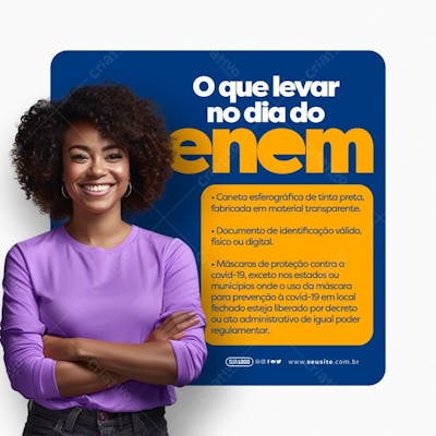 Feed   Enem   O Que Levar No Dia