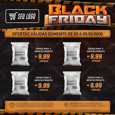 Folheto black friday 4 produtos