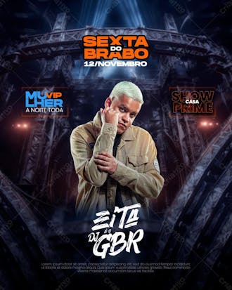 Flyer noite do gbr feed