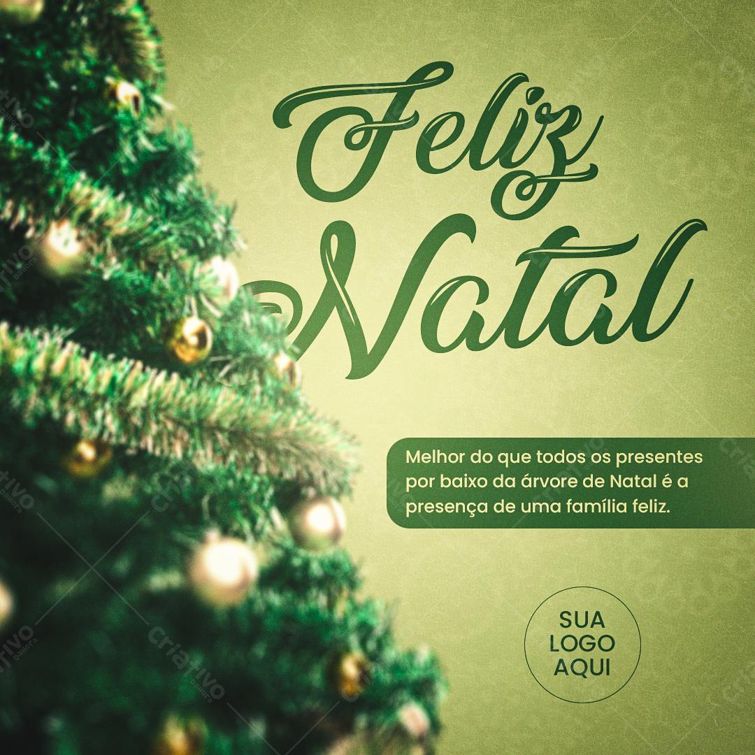 Postagem Natalina PSD Editável