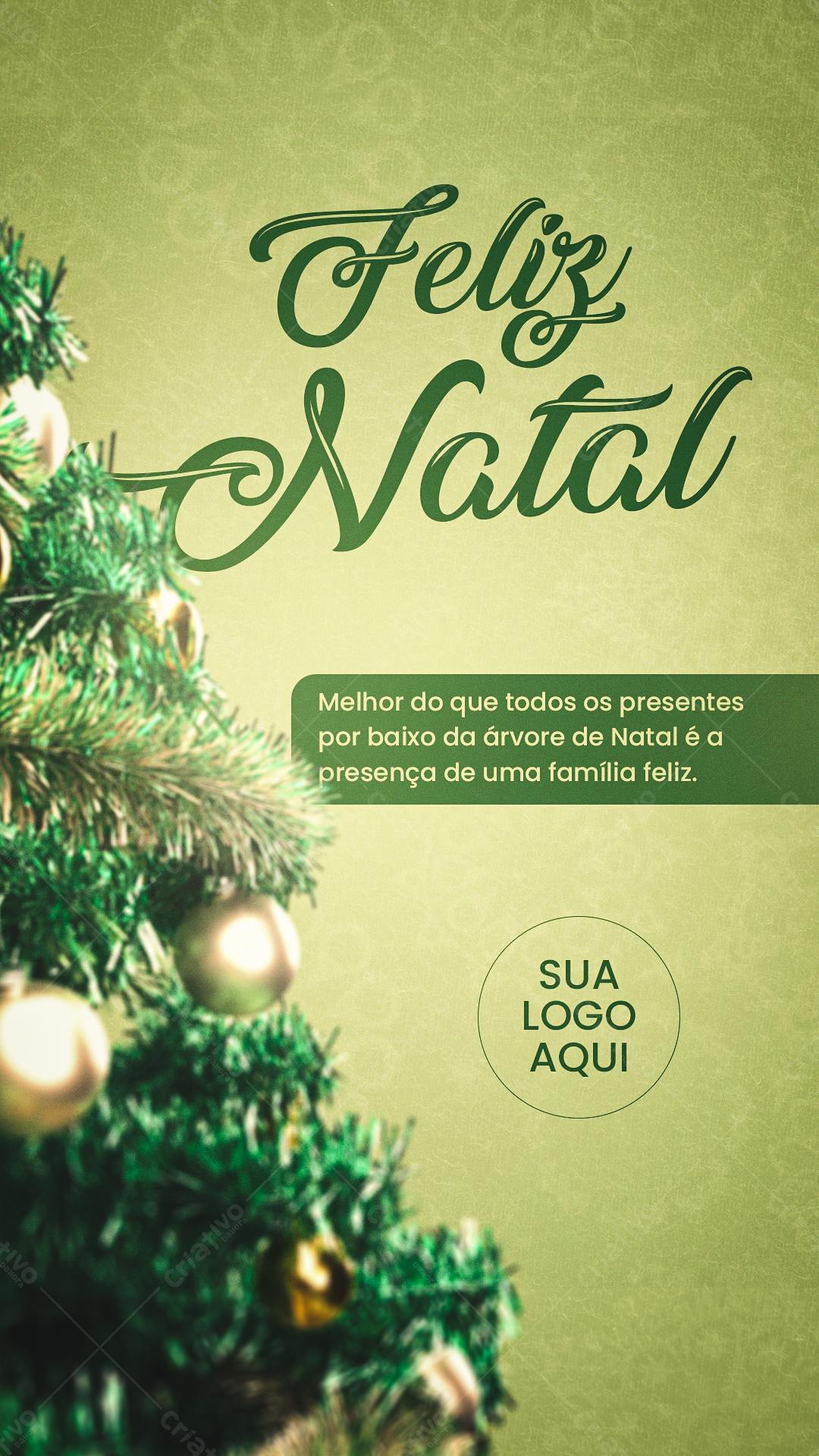 Flyer Natalino Família Feliz PSD Editável