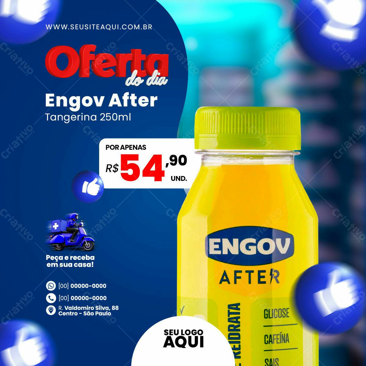 Flyer Oferta Engov After PSD Editável