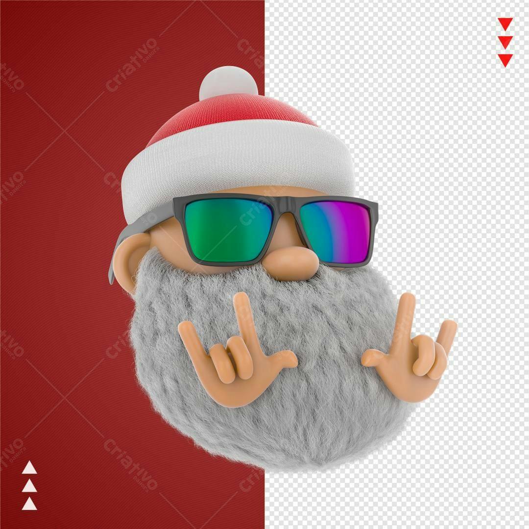 Icone Papai Noel Moderno Natal PNG com fundo transparente