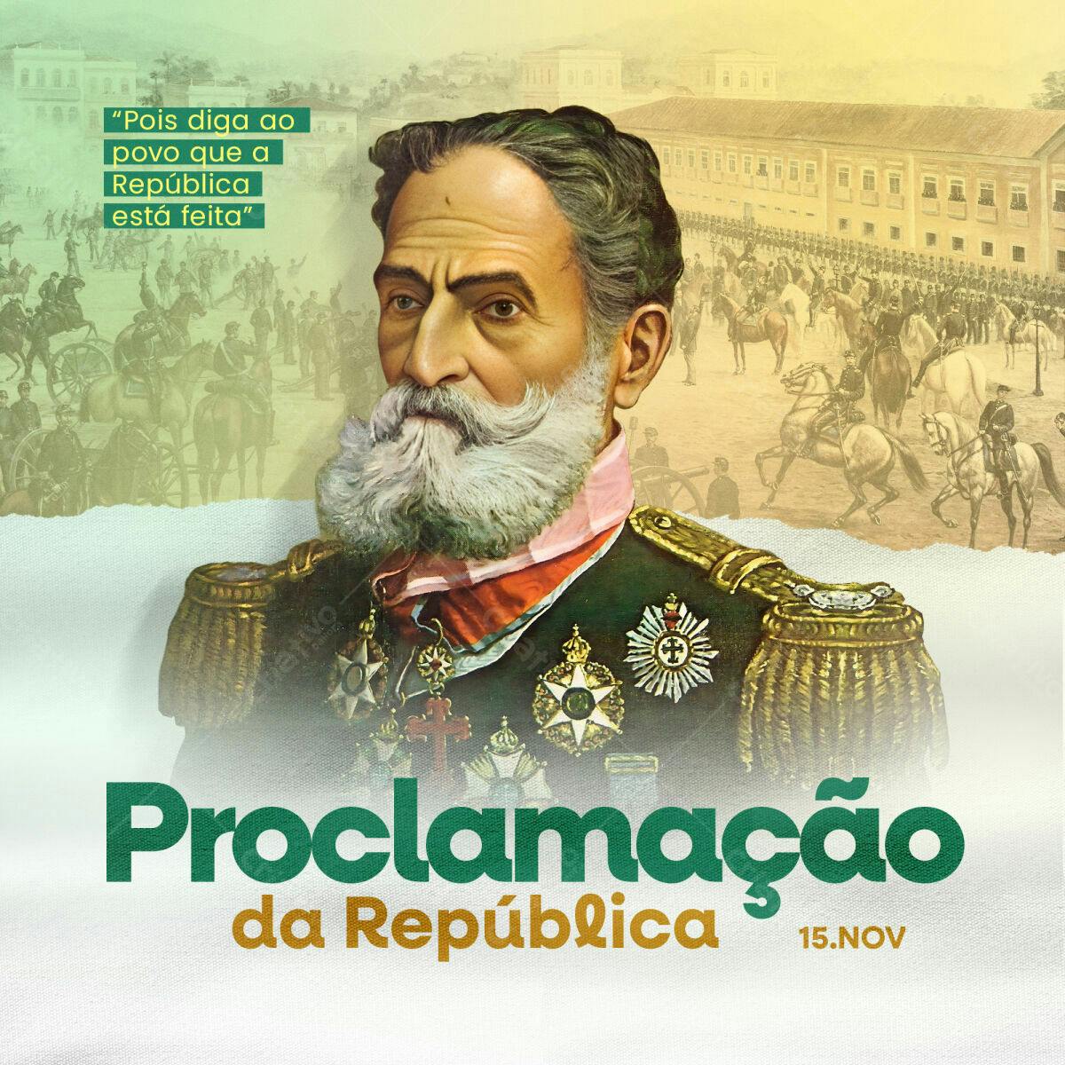 Post para o Dia da Proclamação da República PSD Editável