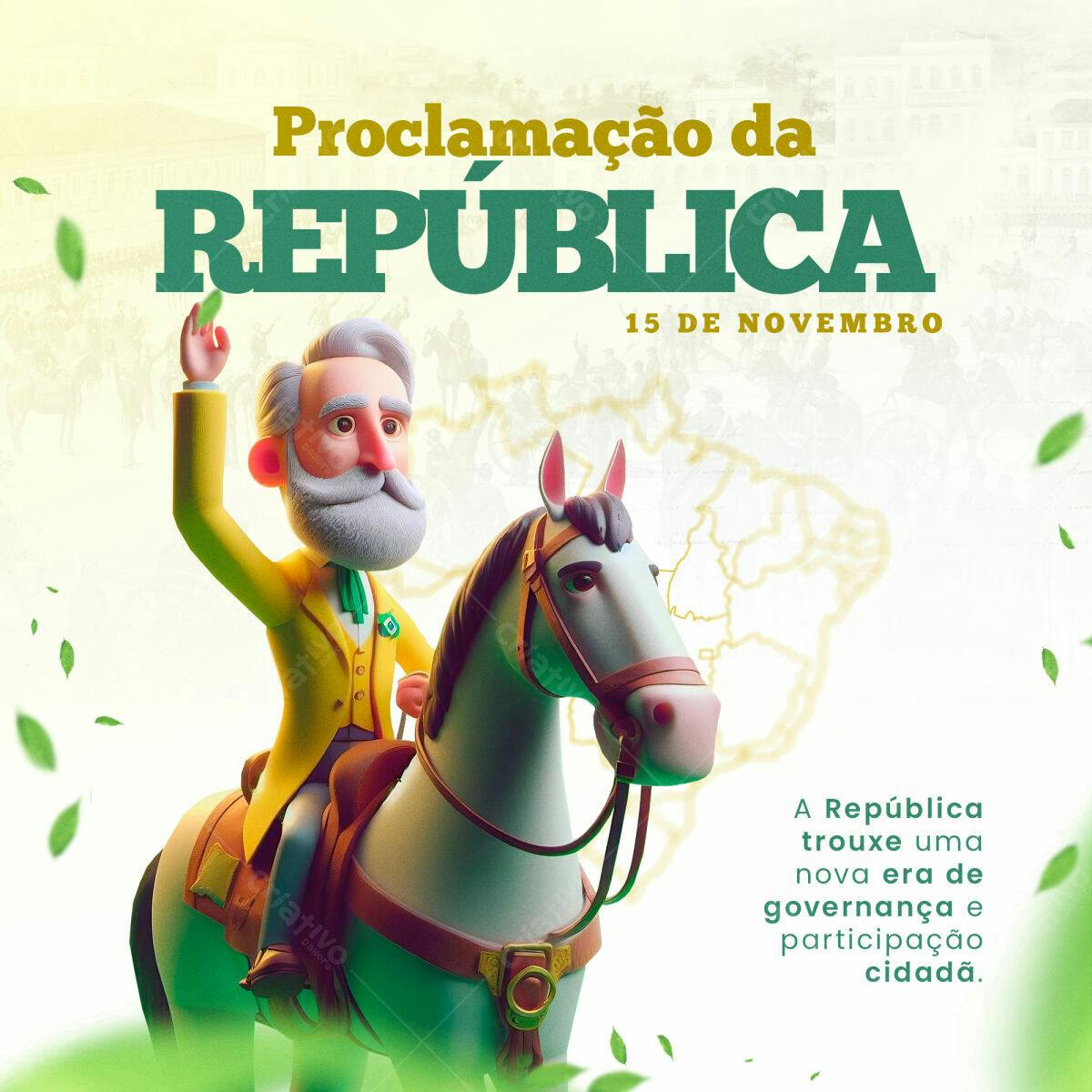 Post para Dia da República PSD Editável