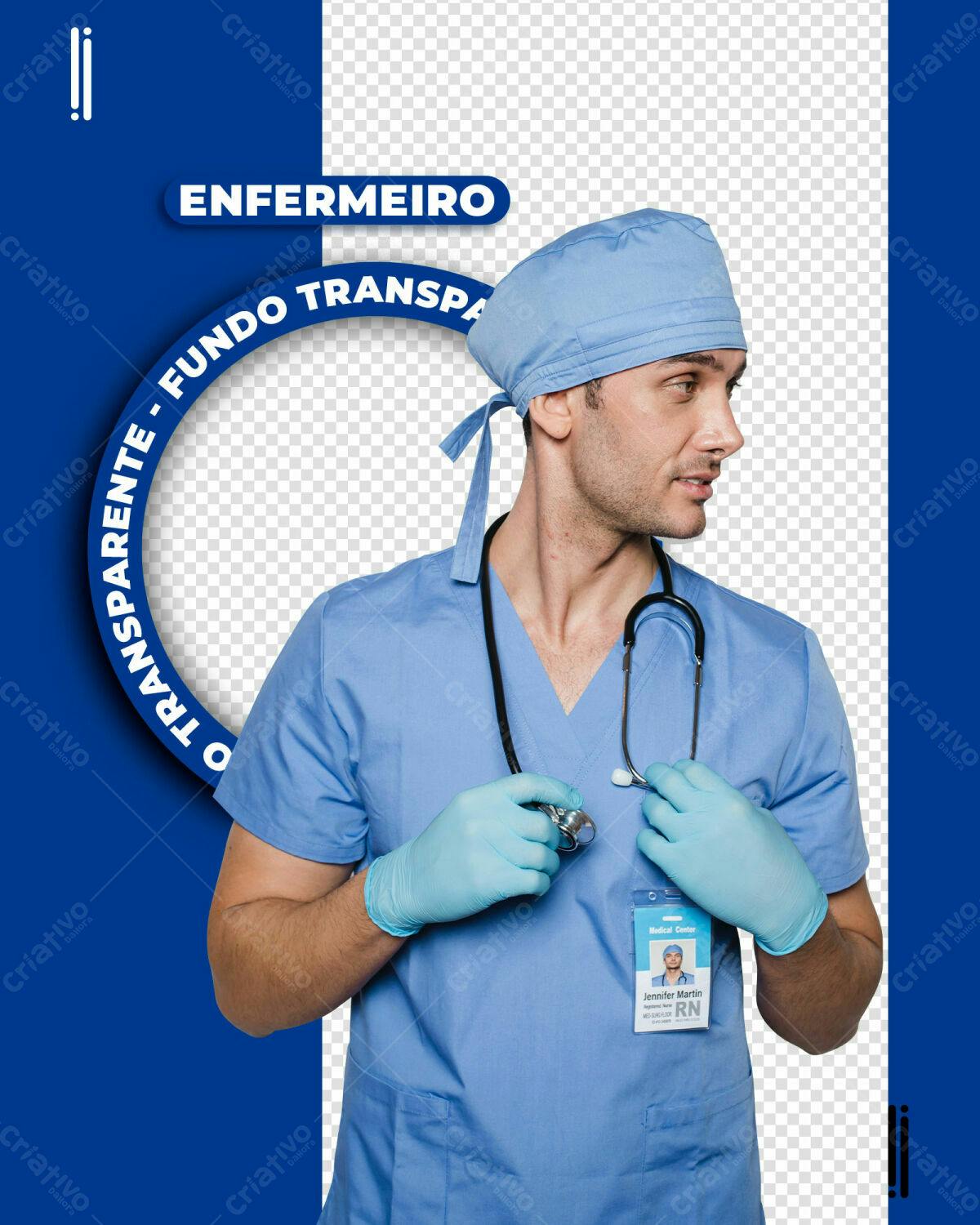 Foto de Enfermeiro PSD Editável