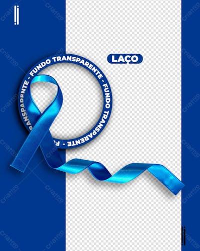 IMAGEM DE UM LAÇO AZUL | NOVEMBRO AZUL | IMAGEM SEM FUNDO