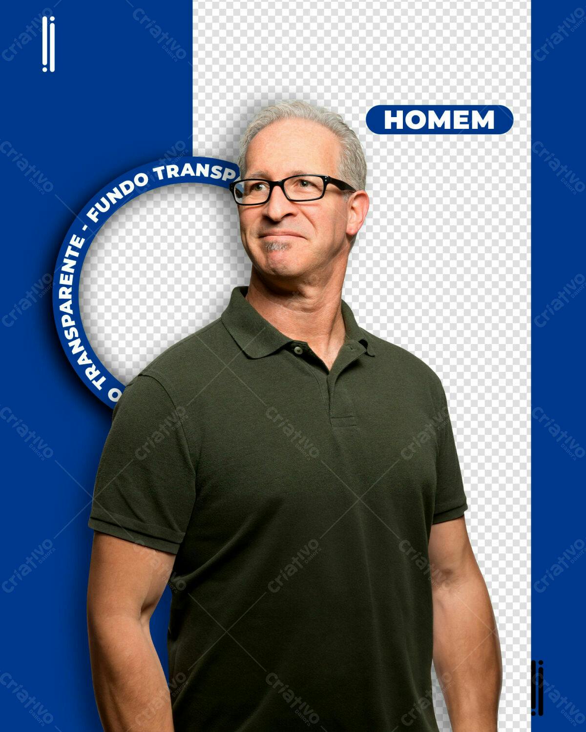 Mockup Masculino para Redes Sociais PSD Editável