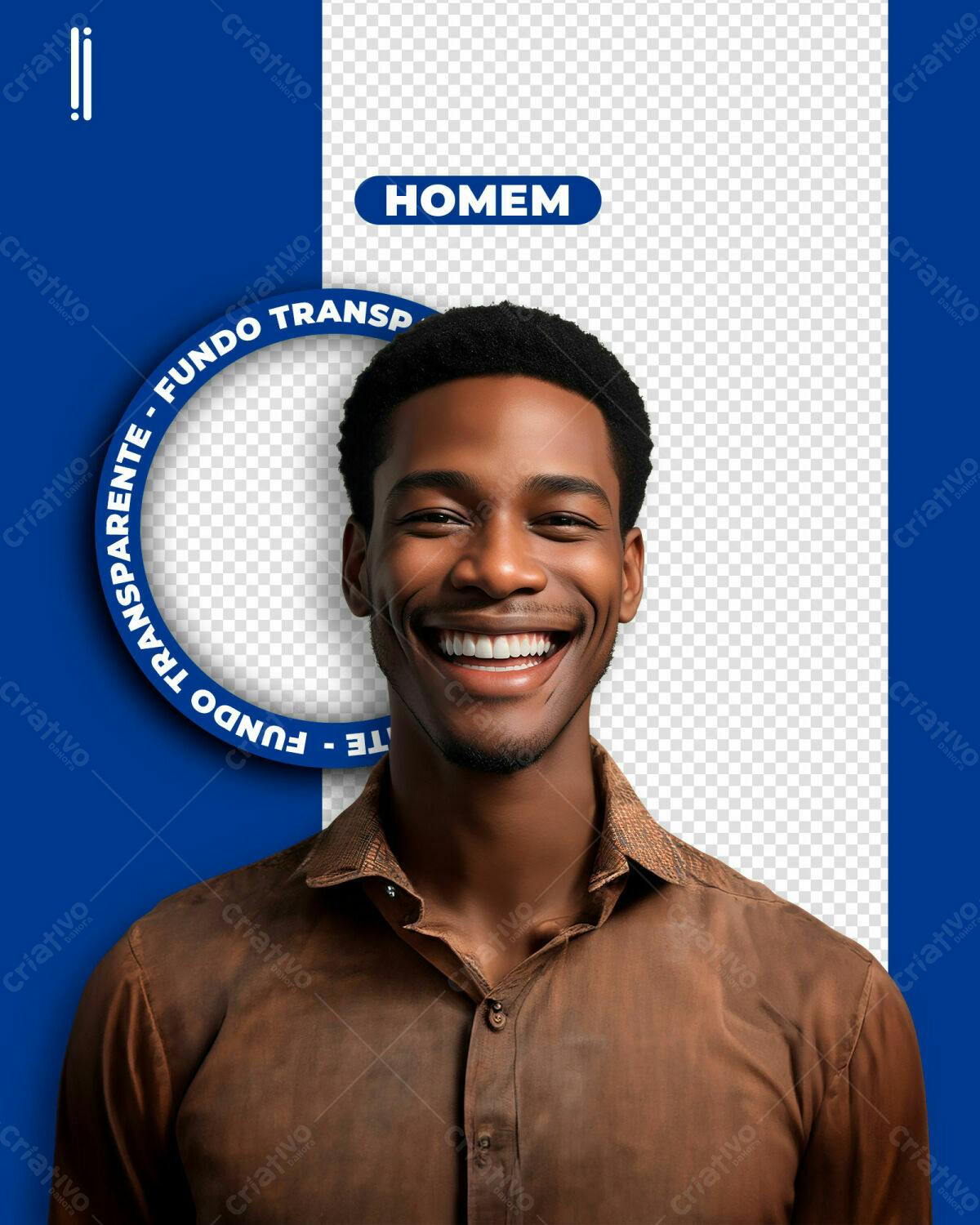 Post para Redes Sociais com Homem PSD Editável