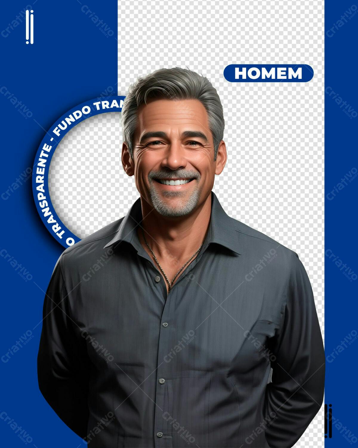 PSD Retrato Masculino para Redes Sociais PSD Editável