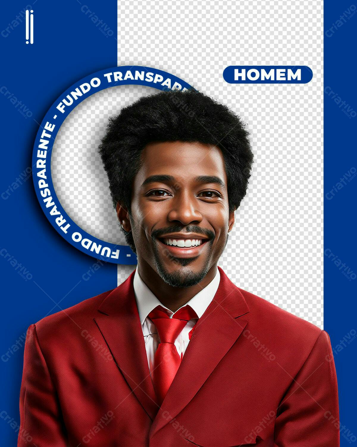 PSD de Retrato Masculino para Redes Sociais PSD Editável
