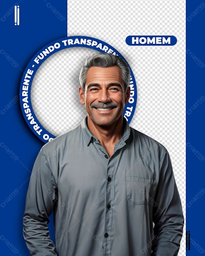 Frame para Fotos Masculinas PSD Editável