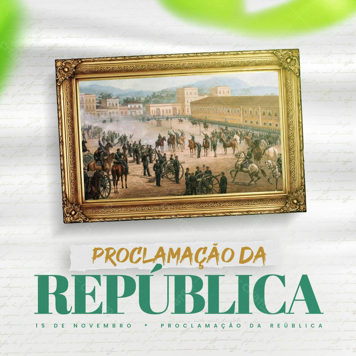 Flyer Proclamação da República PSD Editável