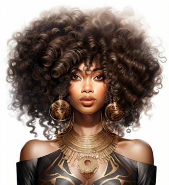 Imagem de uma linda mulher negra 3