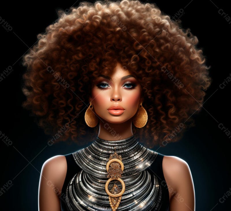 Imagem de uma linda mulher negra 9
