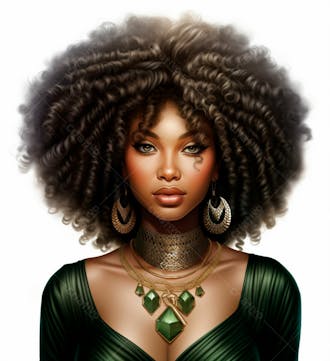 Imagem de uma linda mulher negra 21