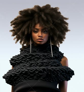 Imagem de uma linda mulher negra 36