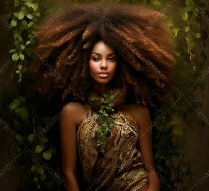 Imagem de uma linda mulher negra 51