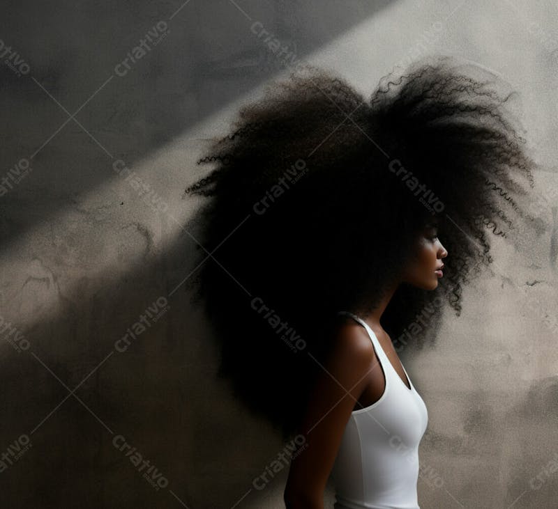 Imagem de uma linda mulher negra 56