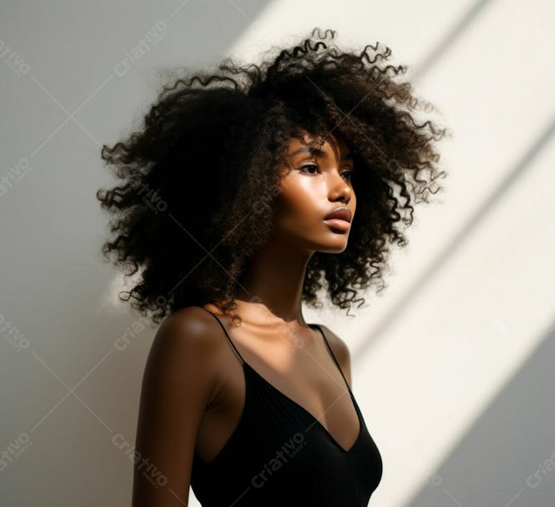 Imagem de uma linda mulher negra 73