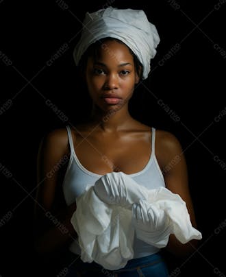 Imagem de uma linda mulher negra 86