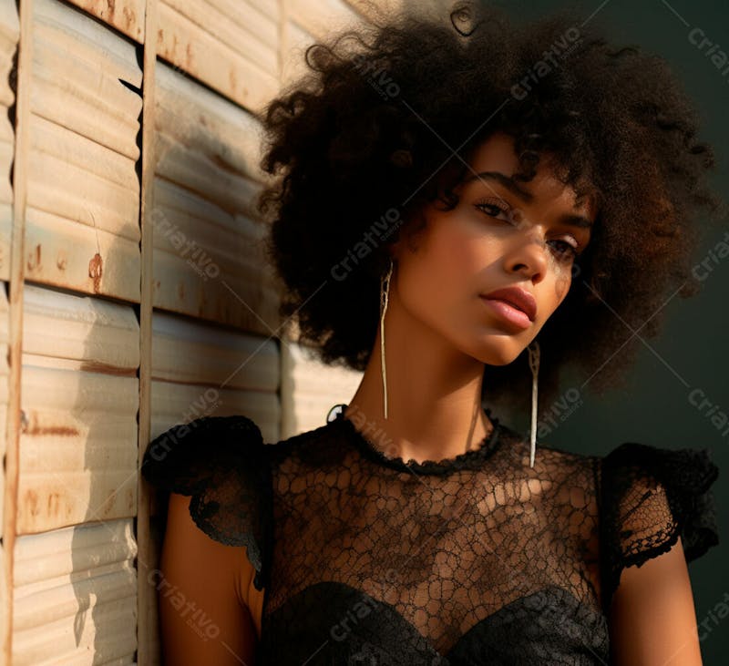 Imagem de uma linda mulher negra 129