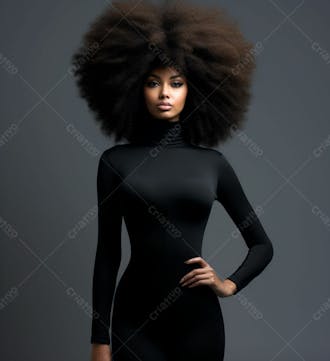 Imagem de uma linda mulher negra 182
