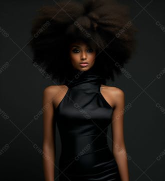 Imagem de uma linda mulher negra 183