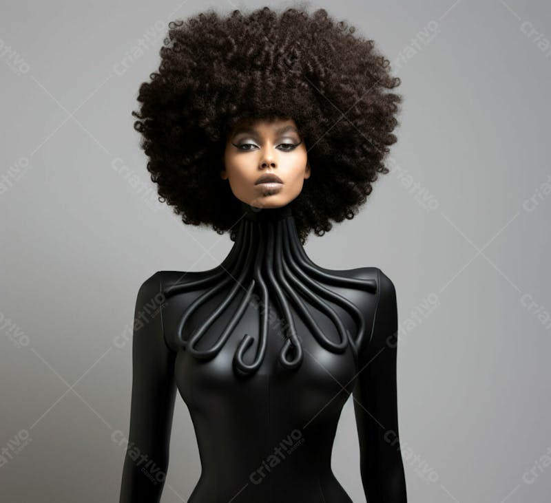 Imagem de uma linda mulher negra 192