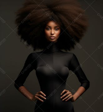 Imagem de uma linda mulher negra 193