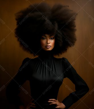 Imagem de uma linda mulher negra 194
