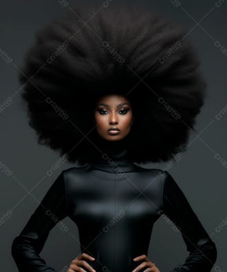 Imagem de uma linda mulher negra 199