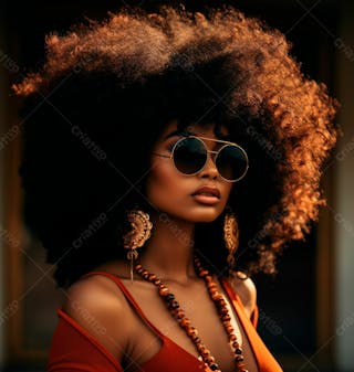 Imagem de uma linda mulher negra 201